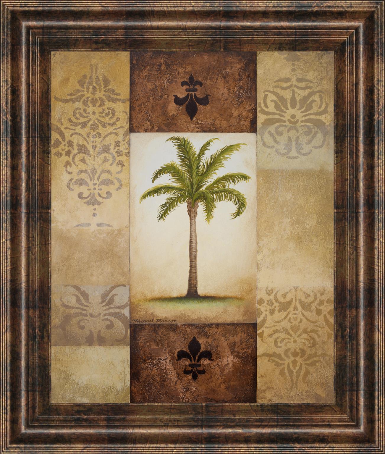 Fantasy Palm I By Michael Marcon 22X26 Framed Print