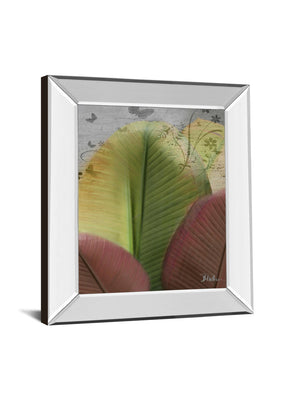 Mirrored Frame Butterfly Palm I By Patricia Pinto 22X26 Mirror Frame Print