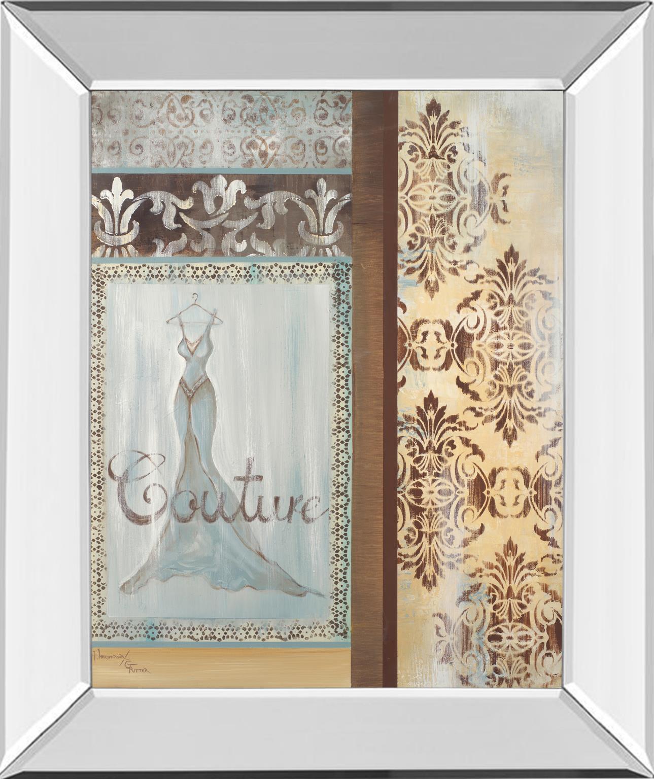 Mirrored Frame Couture By Hamkimipour-Ritter 22X26 Mirror Frame Print