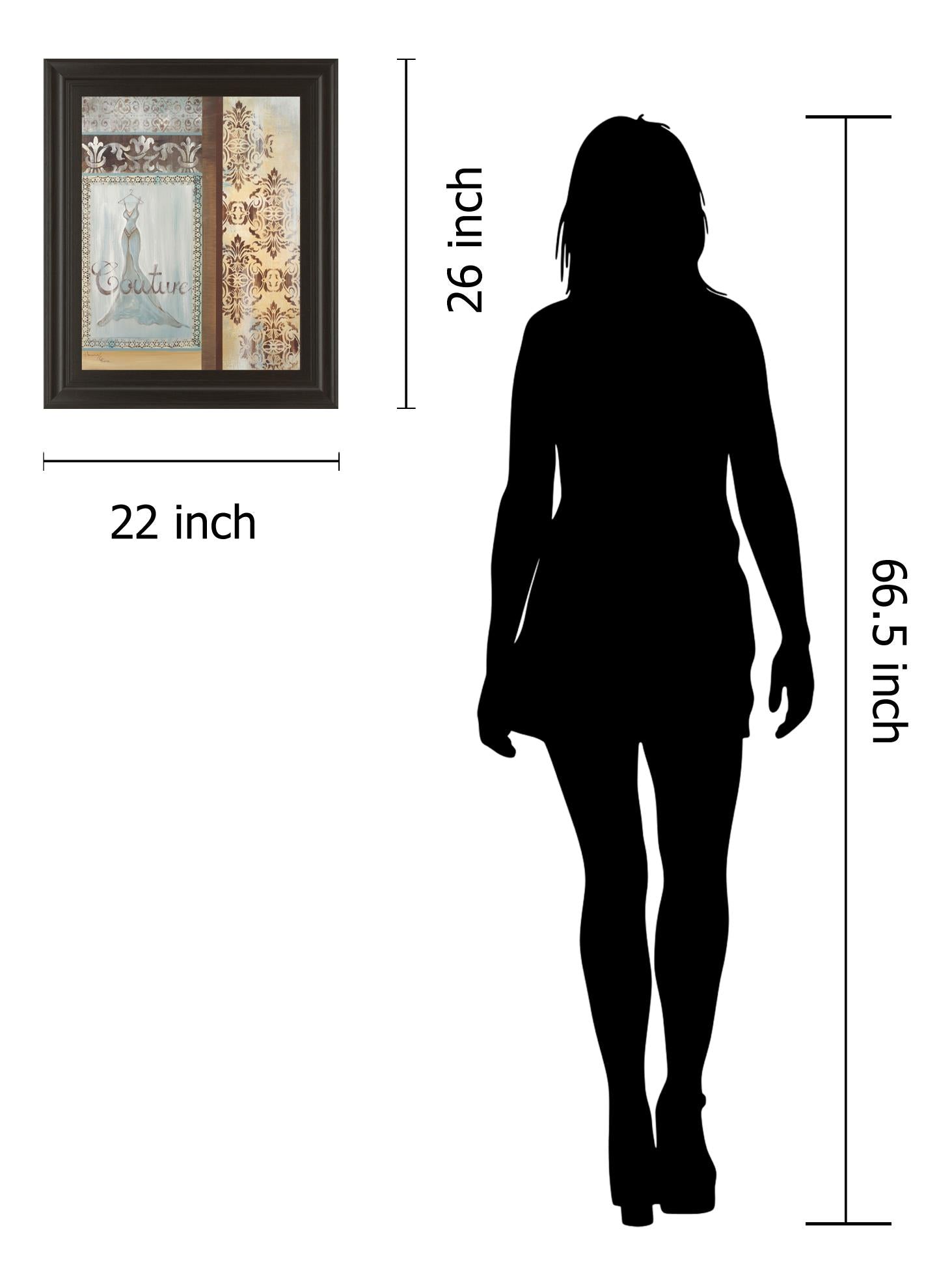 Couture By Hamkimipour-Ritter 22X26 Framed Print