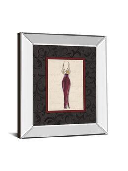 Mirrored Frame Fashion Dress Ii By Susan Osbourne 22X26 Mirror Frame Print