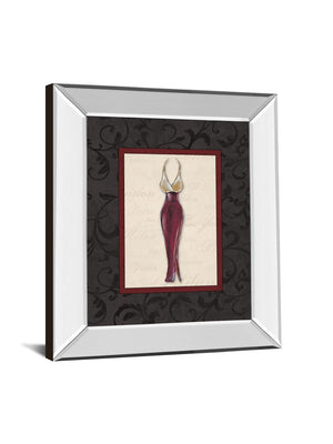 Mirrored Frame Fashion Dress Ii By Susan Osbourne 22X26 Mirror Frame Print