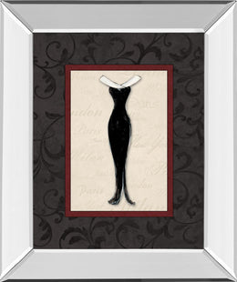 Mirrored Frame Fashion Dress I By Susan Osbourne 22X26 Mirror Frame Print