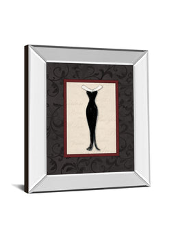 Mirrored Frame Fashion Dress I By Susan Osbourne 22X26 Mirror Frame Print