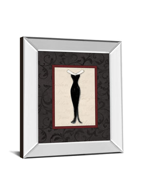 Mirrored Frame Fashion Dress I By Susan Osbourne 22X26 Mirror Frame Print