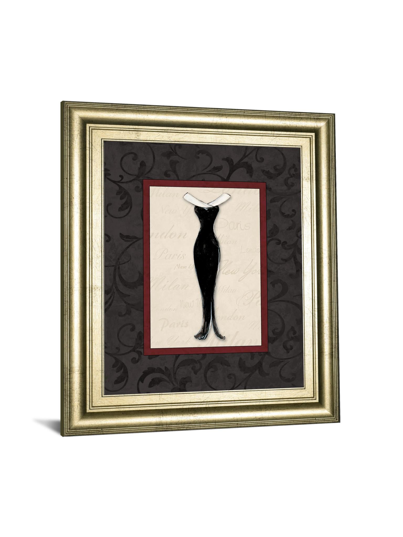 Fashion Dress I By Susan Osbourne 22X26 Framed Print