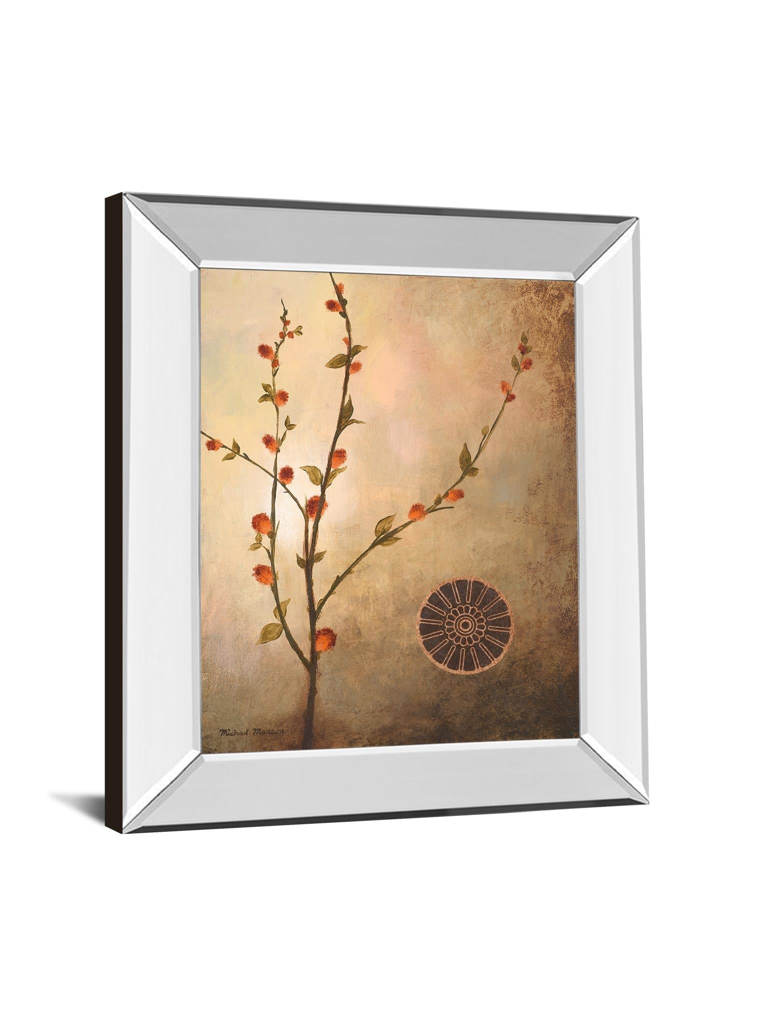 Mirrored Frame Fall Stem In The Warmth By Michael Marcon 22X26 Mirror Frame Print
