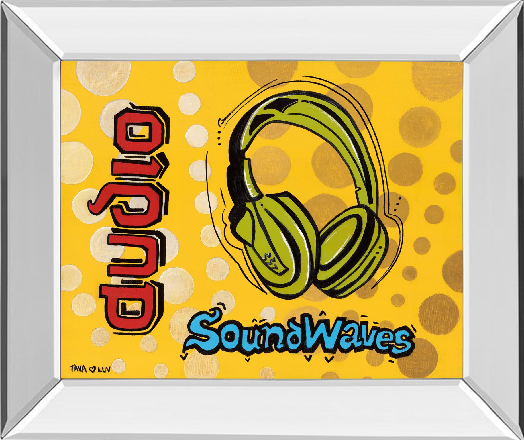 Mirrored Frame Audio By Tava Luv 22X26 Mirror Frame Print