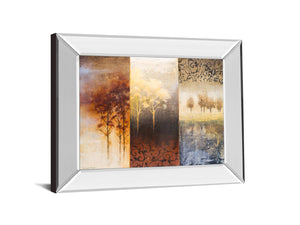 Mirrored Frame Lost In Trees I By Michael Marcon 22X26 Mirror Frame Print