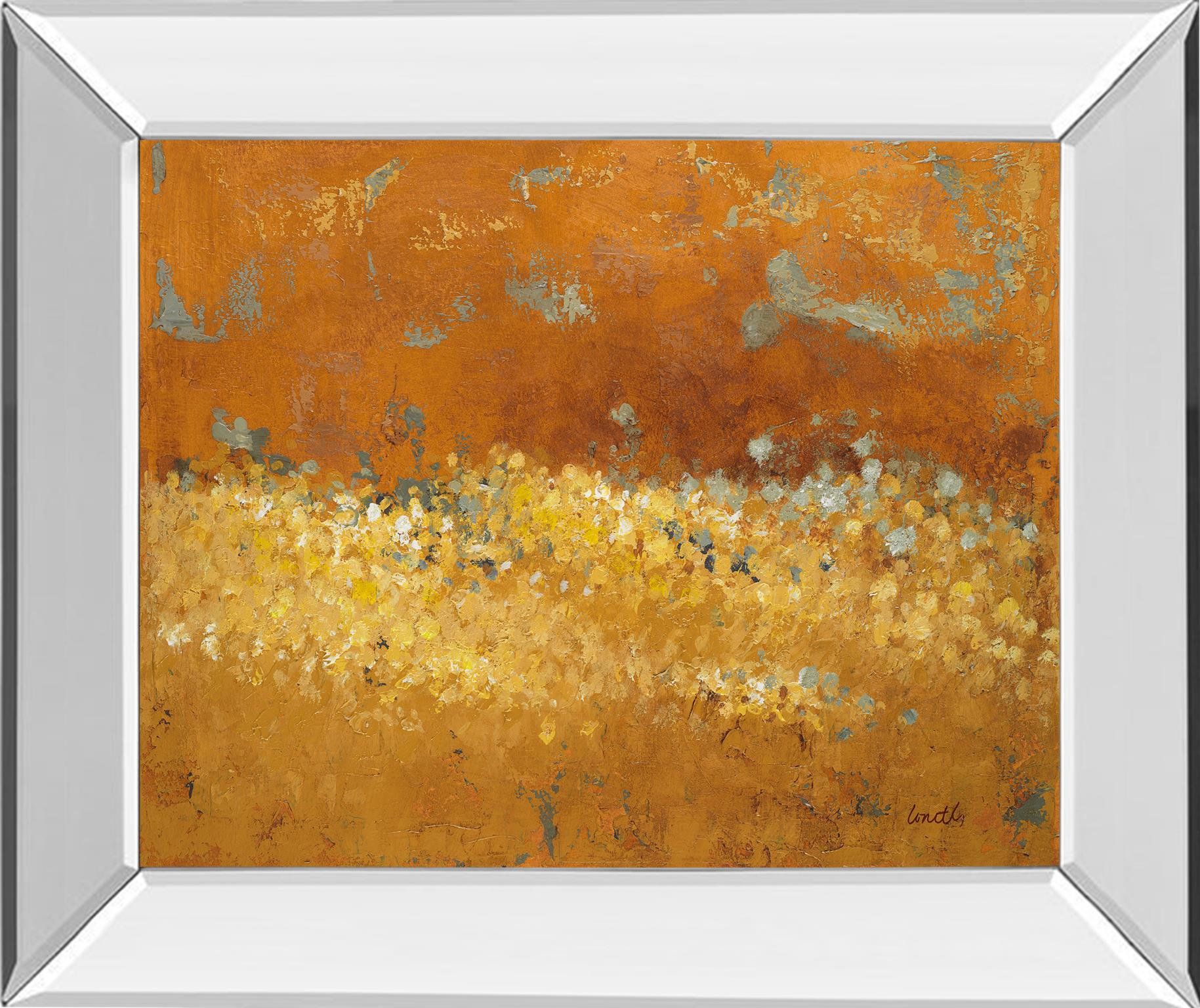 Mirrored Frame Flower Fields Ii By Lanie Loreth 22X26 Mirror Frame Print