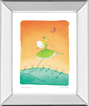 Mirrored Frame Felicity Wishes Iv By Emma Thomson 22X26 Mirror Frame Print