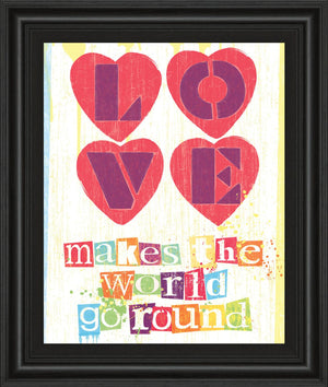 Must Be Love I By Tom Frazier 22X26 Framed Print