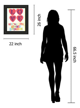 Must Be Love I By Tom Frazier 22X26 Framed Print