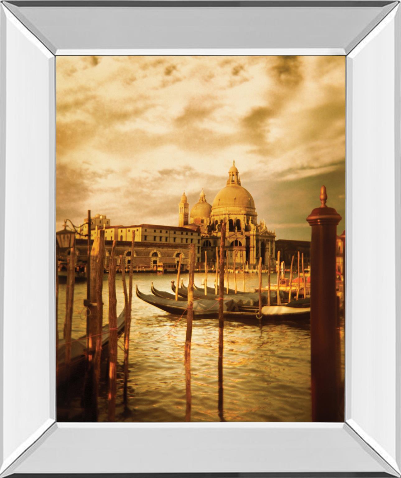 Mirrored Frame Venezia Sunset Ii By Thompson 22X26 Mirror Frame Print