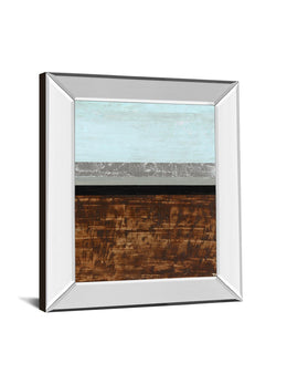Mirrored Frame Textured Light Ii By Natalie Avondet 22X26 Mirror Frame Print