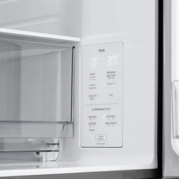 LG - 36-in Wide Standard-Depth MAX 28.6 Cu. Ft. 4-Door French Door Refrigerator Smart Refrigerator with Full Convert Drawer - PrintProof Stainless Steel Look