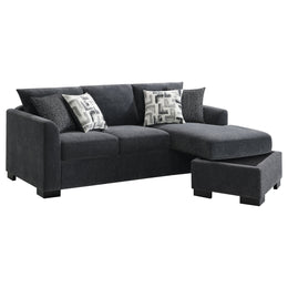 Storey Upholstered Sleeper Sectional Chaise Sofa Camel