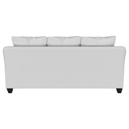 Salizar Upholstered Flared Arm Sofa Charcoal Grey