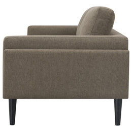 Rilynn Upholstered Track Arm Sofa Brown