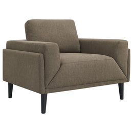 Rilynn Upholstered Track Arm Accent Chair Grey