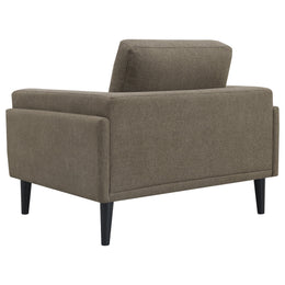 Rilynn Upholstered Track Arm Accent Chair Grey