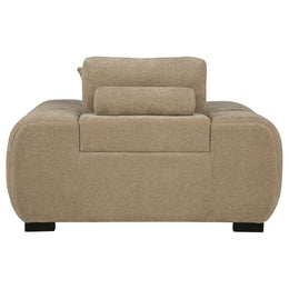 Octavia Upholstered Track Arm Accent Chair