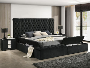 Liliana Queen Bed Black