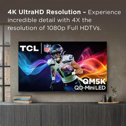 TCL - 65" Class QM5K Series 4K UHD QD-Mini LED Smart TV with Google TV (2025)