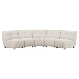 Charlotte  Upholstered Modular Sectional Sofa Ivory