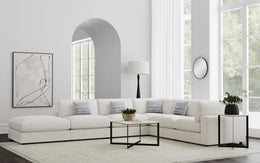 Serene  Upholstered Modular Sectional Sofa Beige