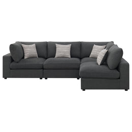 Serene  Upholstered Modular Sectional Sofa Beige