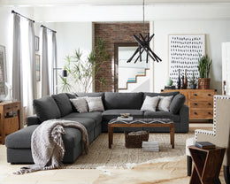 Serene  Upholstered Modular Sectional Sofa Beige