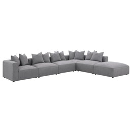 Jennifer  Upholstered Modular Sectional Grey