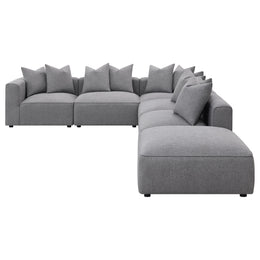Jennifer  Upholstered Modular Sectional Grey