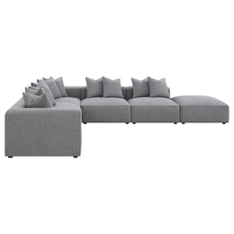 Jennifer  Upholstered Modular Sectional Grey