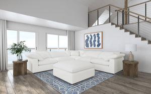 Raleigh  Boucle Upholstered Modular Sectional Grey