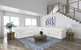 Raleigh  Boucle Upholstered Modular Sectional Grey