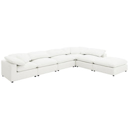 Raleigh  Boucle Upholstered Modular Sectional Grey