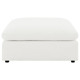 Raleigh Boucle Upholstered Ottoman Grey