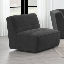 Sunny Upholstered Armless Chair Natural