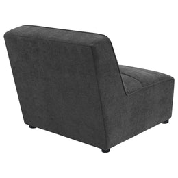 Sunny Upholstered Armless Chair Natural