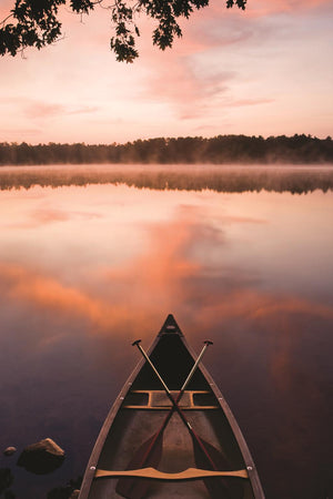 ***Monl*** Lake At Dawn By Katrina Craven Giclee Canvas