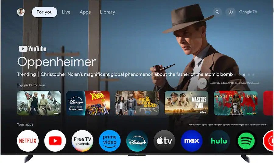 TCL - 98" Class Q6-Series 4K UHD QLED Smart Google TV (2024)