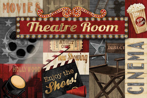 Theatre Room By Conrad Knutsen Giclee Canvas
