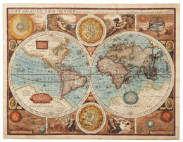 World Map Giclee Canvas