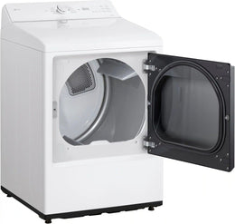 Package - LG - 5.0 Cu. Ft. High-Efficiency Smart Top Load Washer with Easy Unload and 7.3 Cu. Ft. Smart Electric Dryer with Sensor Dry - Alpine White