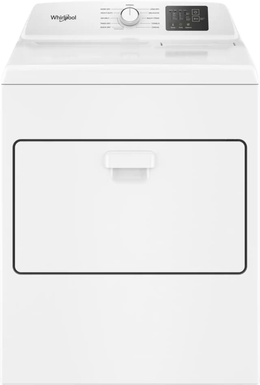 Package - Whirlpool - 4.3 Cu. Ft. High-Eficiency Top Load Washer with 2-in-1 Removable Agitator and Soft Close Glass Lid and 7.0 Cu. Ft. Gas Dryer with Adaptive Dry - Vented Matching - White