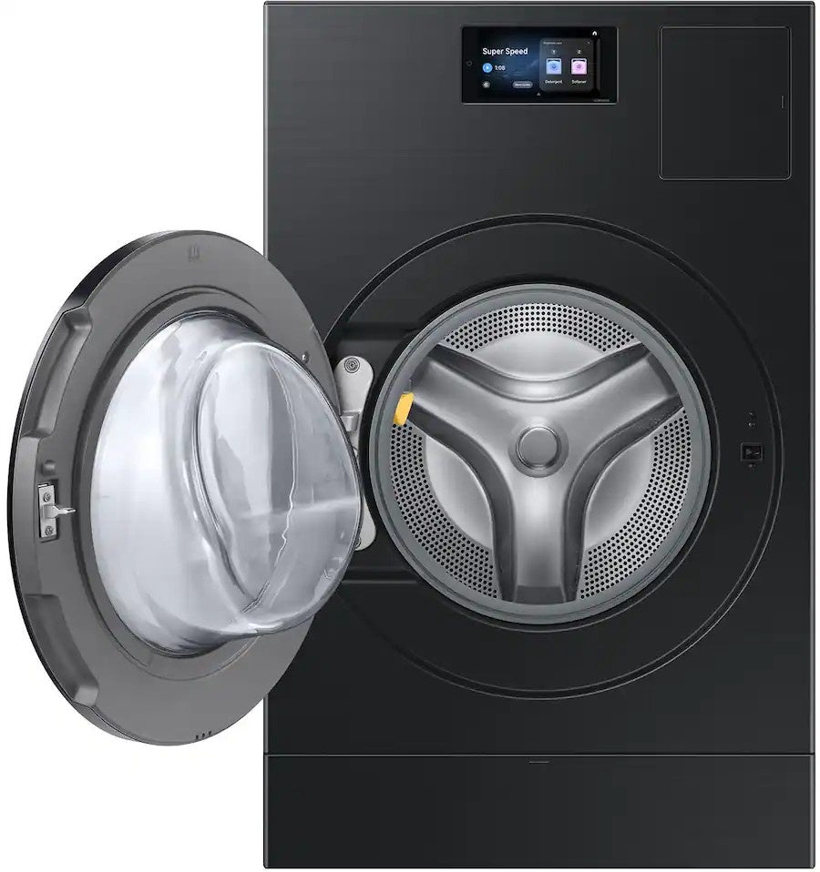 Samsung - 5.3 cu. ft. Bespoke AI Vented Smart All-In-One Washer/Electric Dryer Combo with AI Home - Brushed Black