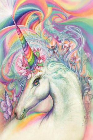 Unicorn By P.S. Art Giclee Canvas