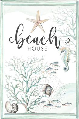 Beach House By Patricia Pinto Giclee Canvas